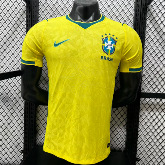2026-2027 Brazil National Team Home & Away Player Version Soccer Jersey Seleção Nike/Jordan Player Issue Football Shirt