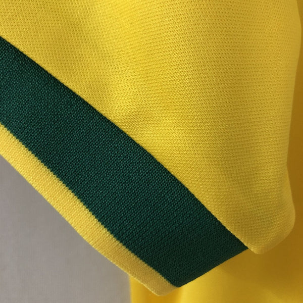 1998  Brazil Home Retro Soccer Jersey RONALDO RIVALDO
