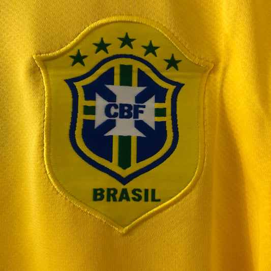 06 Brazil World Cup Home Retro Soccer Jersey | KAKA RONALDO #9 | Men's Football Shirt