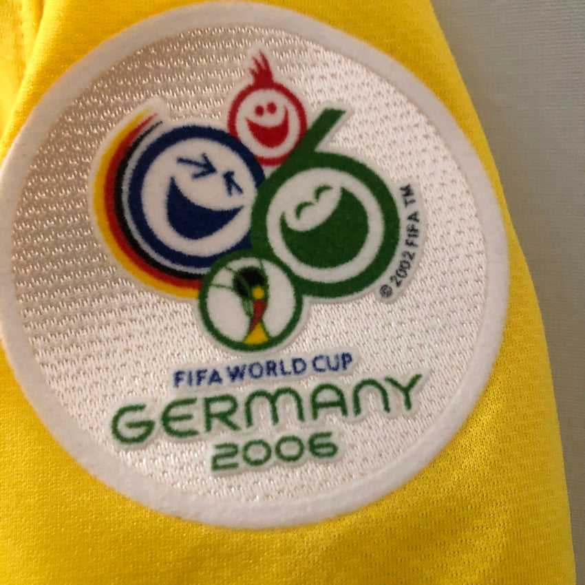 06 Brazil World Cup Home Retro Soccer Jersey | KAKA RONALDO #9 | Men's Football Shirt