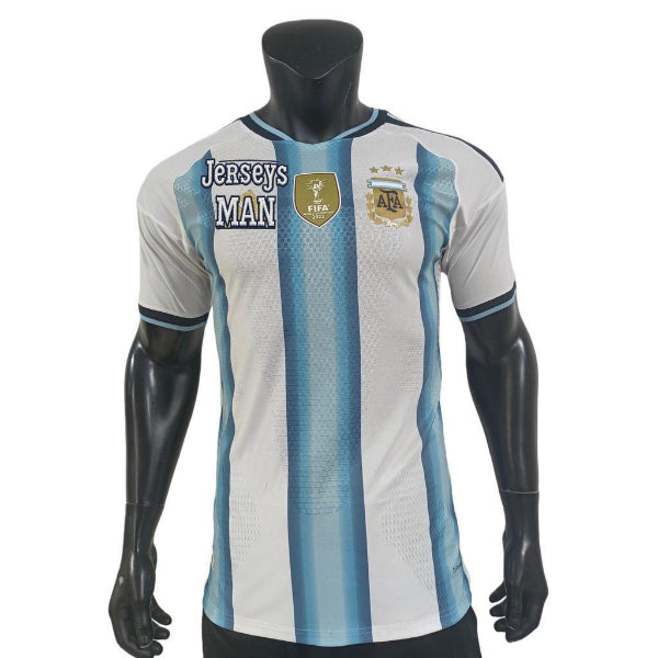 Argentina Messi Jersey 2026 Copa America & World Cup Style - De Paul, Di Maria, J. Alvarez, Correa, Dybala, L. Martinez, Romero, McAllister - Size 16 XXL